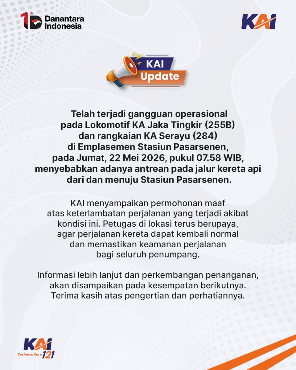 Kereta Api Indonesia tweet media