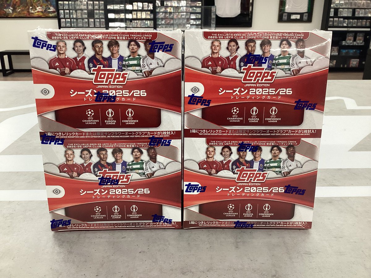 UEFA チャンピオンズリーグ DVD 14枚セット(うち新品7枚)バラ売り不可 🚨【新商品情報】🚨 ⚽️『2026 TOPPS UEFA Japan Edition 』⚽️ UEFA