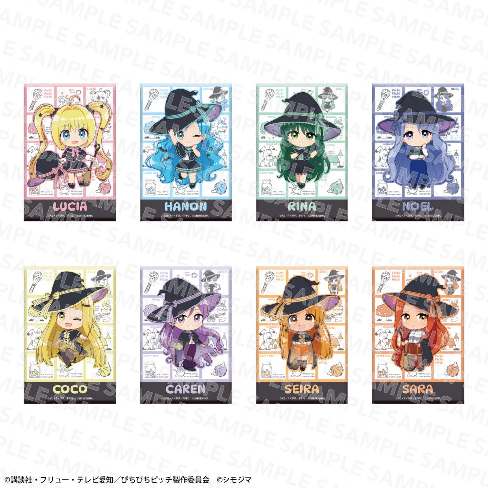 ☆新着☆ 【マーメイドメロディー ぴちぴちピッチ】 スクエア缶バッジ