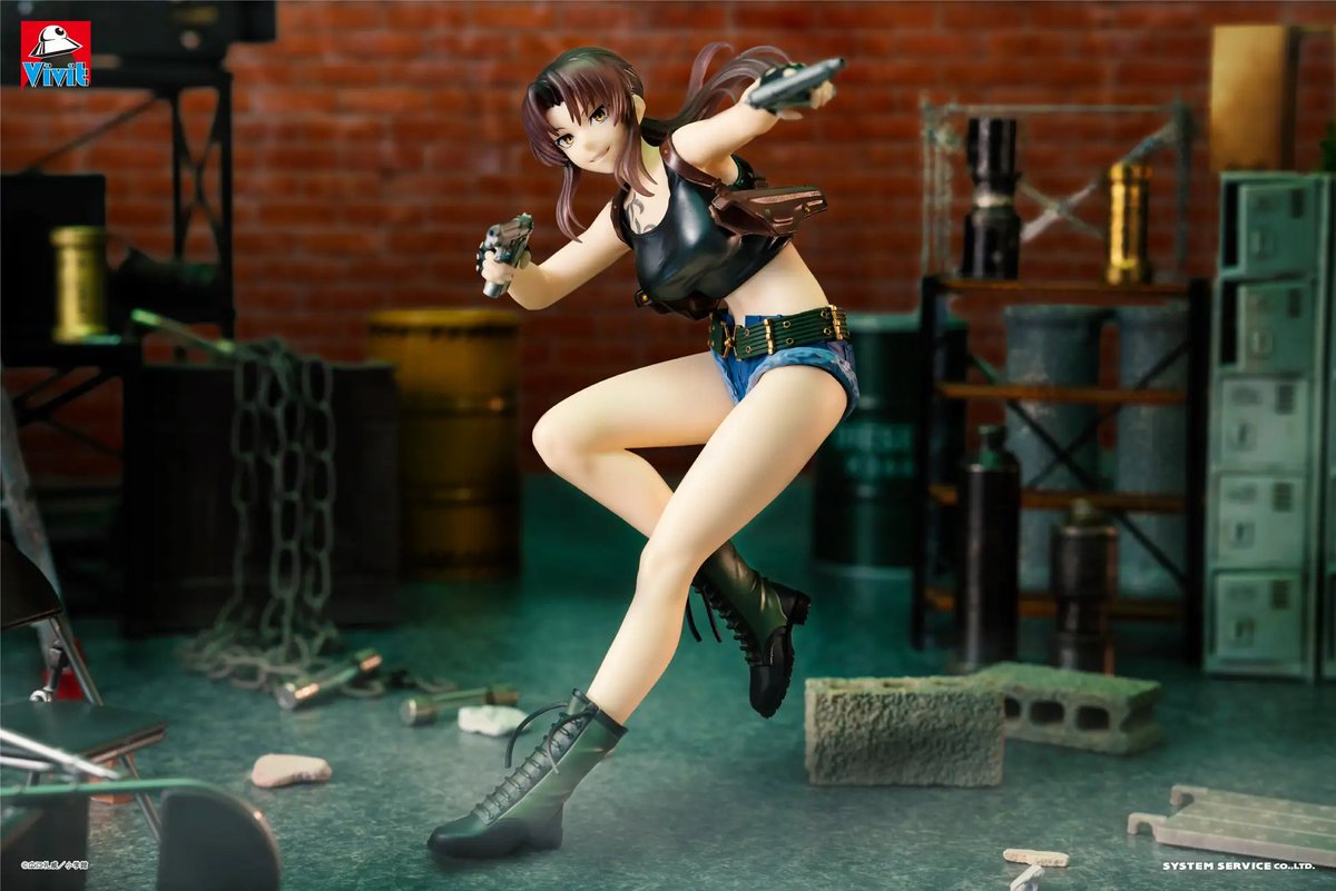 90N寒河江 より新製品のご案内です😉 ◇BLACK LAGOON Vivitフィギュア
