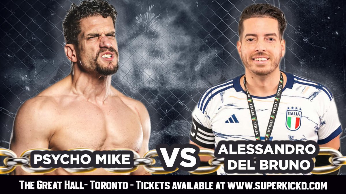 delbruno7's tweet photo. THIS WEEKEND!

A double shot with the odds of winning gold and taking body slams being very high.

Friday | 8 PM | Toronto 
@Superkickd Vs. @iAmPsychoMike 

Saturday | 7 PM | St. Thomas
@HammerlockPW Vs. @TheJaxWilliams https://t.co/1PYaMiykcv