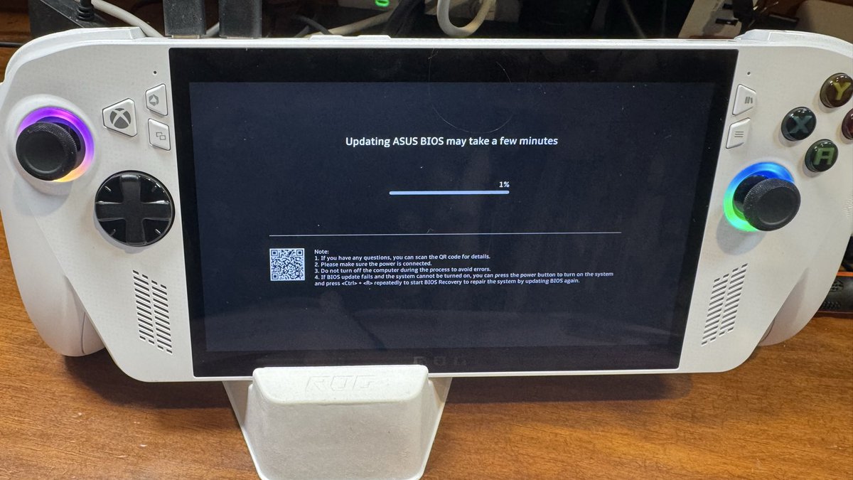 rhematt's tweet photo. Anyone with a ROG XBOX ALLY there is an issue with the MCU firmware v335. Upon installation the integrated controller looses functionality and becomes stuck in macro/desktop mode.

Workaround is to uninstall the driver, pause windows updates, and delete the oem89.inf file which will cause any driver rollback to silently be replaced.

Then obtain v334 from ASUS support and reinstall.