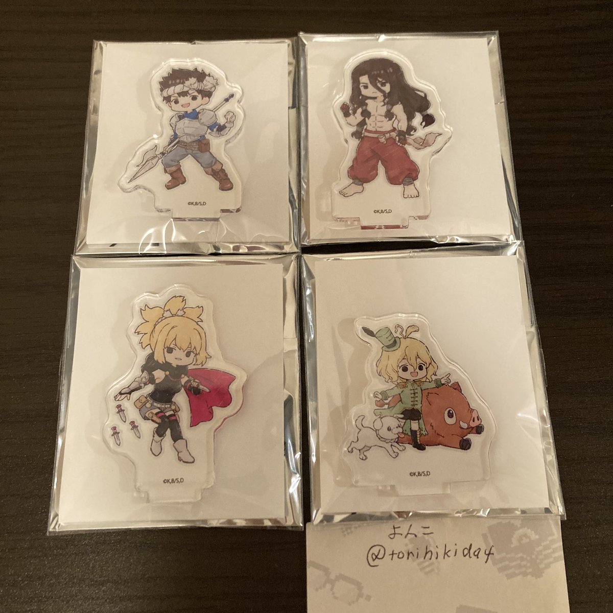 torihikida4's tweet photo. @1 交換 譲渡 Dr.STONE eeo RPG ホログラム缶バッジ アクリルカード アクリルぷちスタンド
譲:ゲン、★羽京、★SAI、クロム、コハク、スイカ、司
求:💕千空 グラフアート缶バ
定価(+送料)
同異種 千空、ゲン、スタンリー、ゼノ
★は💕と交換優先。郵送・5/30大阪ミクガ付近手渡し
#取引da4 https://t.co/BuOMRU6lZ0