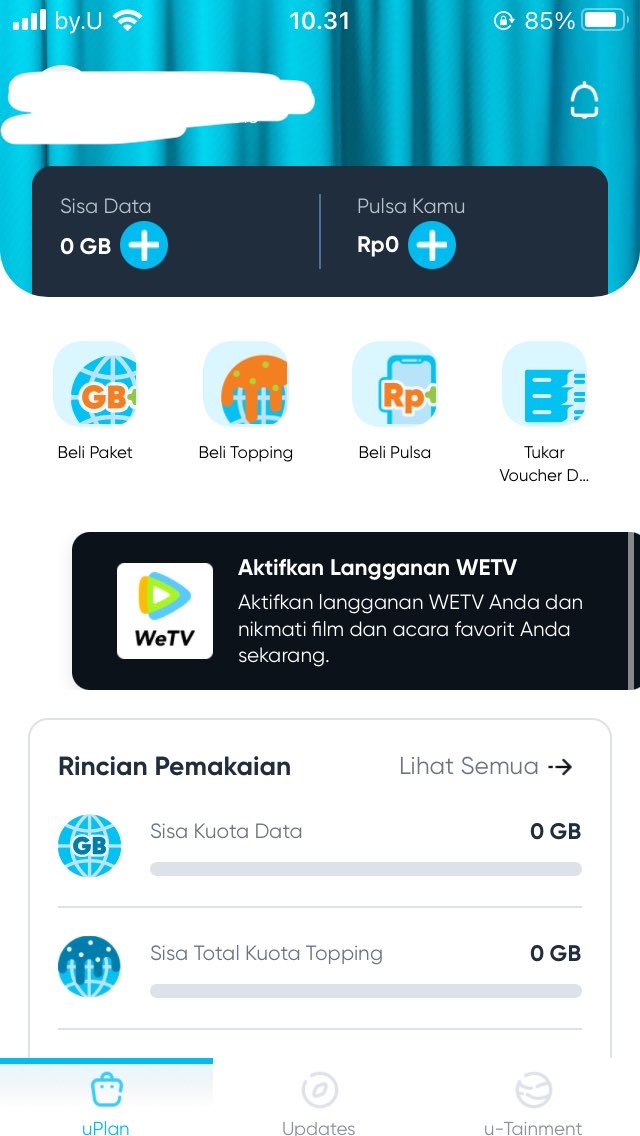 rendyznta's tweet photo. hi @byu_id ini kok abis update tampilannya malah jadi kepotong &amp; ga friendly di device kecil, device saya iphone SE 2016 https://t.co/hPg292BjAl
