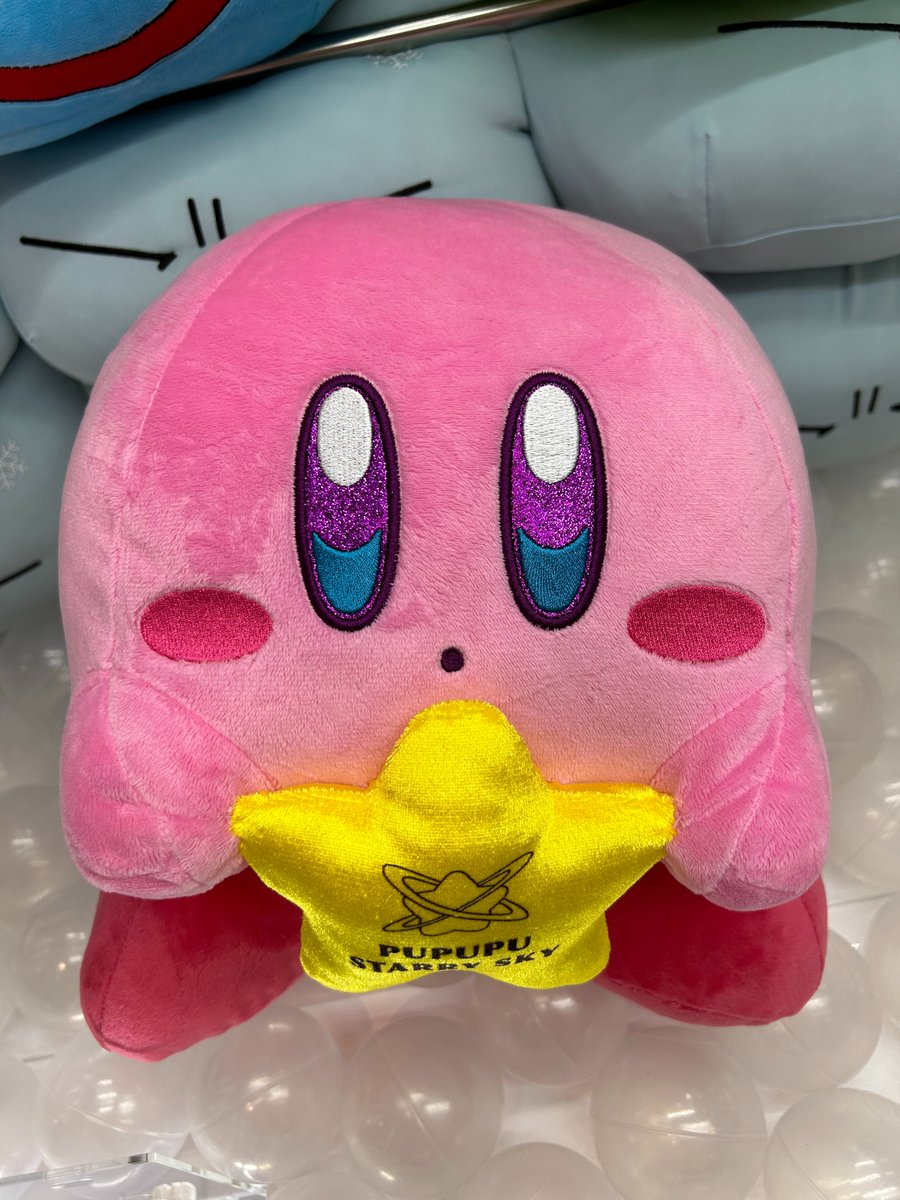 景品入荷情報】 #星のカービィ 星空の散歩きらきらBIGぬいぐるみ