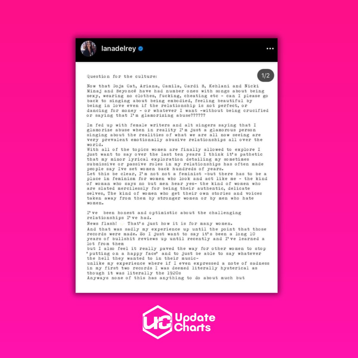 UpdateCharts tweet media