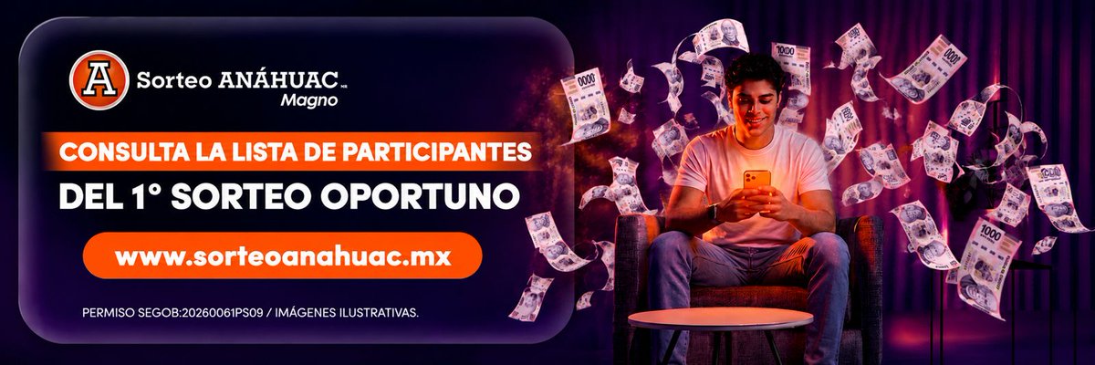 SorteoAnahuac's tweet photo. Conoce la lista de participantes y descubre si...

¿Tu nombre ya aparece en la lista?

Dale un vistazo y descubre si ya estás dentro del 1° Sorteo Oportuno 👇

🔗 https://t.co/WvzgFbKw4Q

#SorteosOportunos #SorteoMagno https://t.co/RyYWDqy4NI