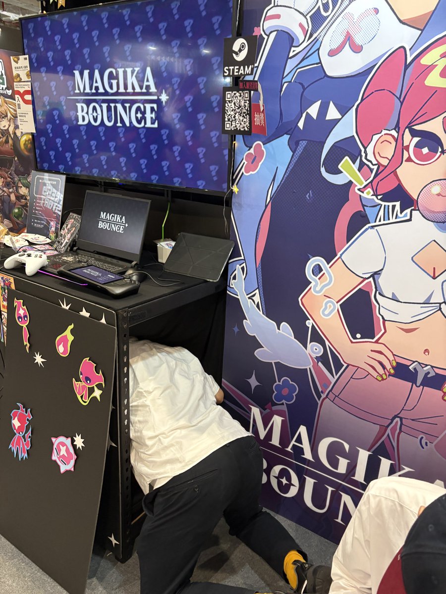 MagikaBounce's tweet photo. 新一代デザイン展が開幕しました。

今回『彈射少女 Magika Bounce』はゴールデンピン・ニュータレント賞にノミネートされています。

展示期間は5月22日から5月25日まで。
会場は台北南港展覧館 第2館4階です。

ぜひ遊びに来て、一緒にバウンスしましょう。 https://t.co/dA3vR0V88f