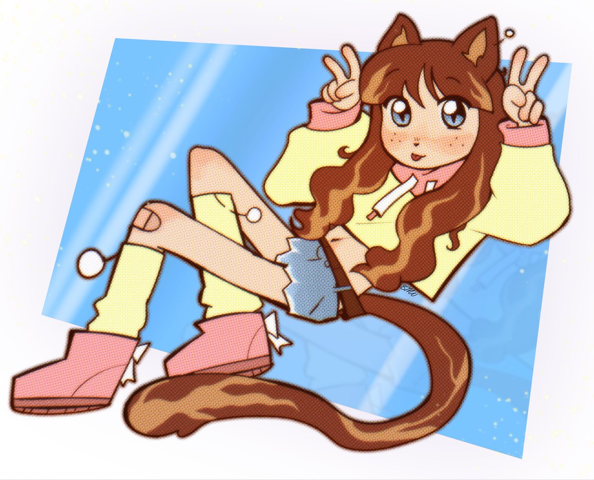 Pinksunii's tweet photo. Catgirl frenzy https://t.co/gbGAB3GMUc
