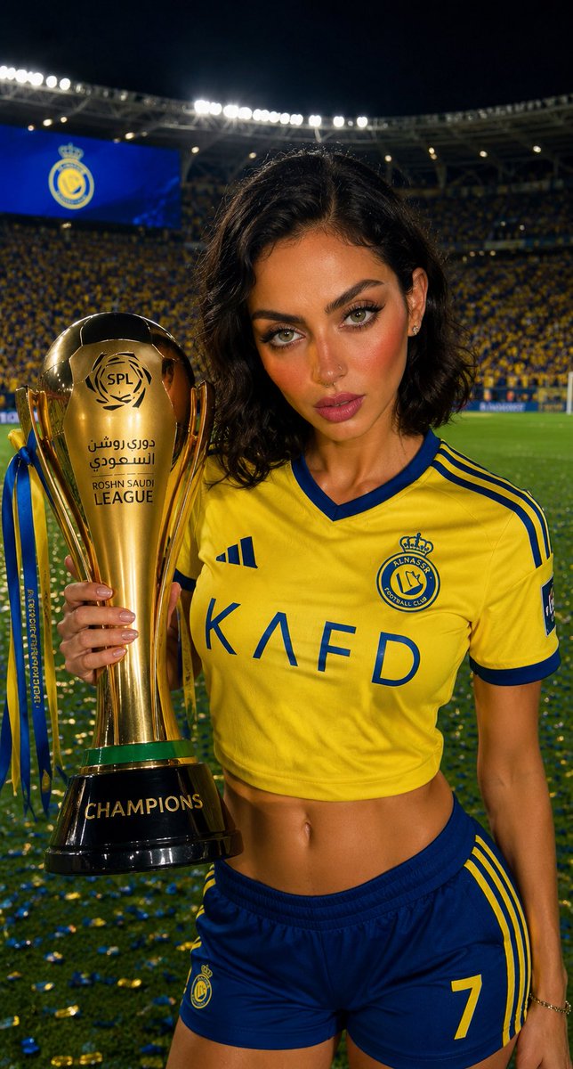 modelishraq's tweet photo. #النصر #بطولة_الدوري #دوري_روشن_السعودي 💙💛 https://t.co/7Yt2nFZh4b