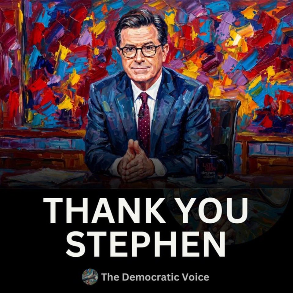 marrobison's tweet photo. Thank you Stephen Colbert❤️ https://t.co/QQKE31T0AM