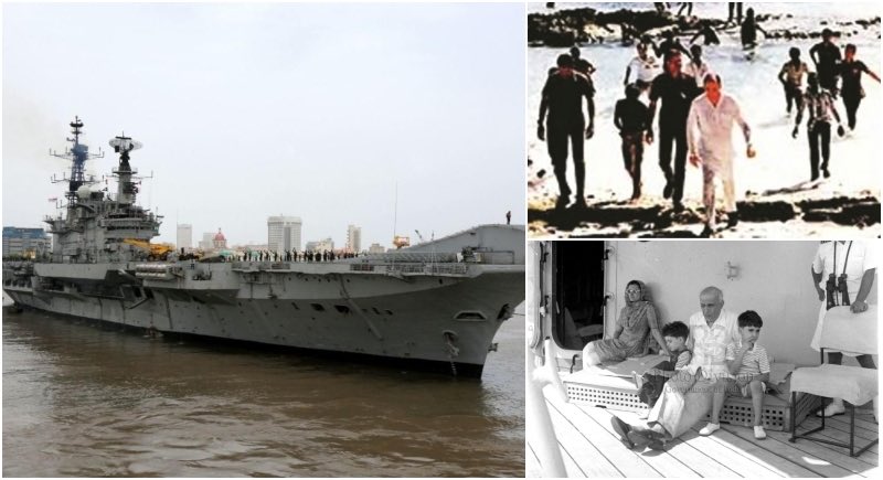 abhi481's tweet photo. @Priyaa_Purohit Former Prime Minister Rajiv Gandhi used the aircraft carrier INS Viraat during a holiday and New Year trip to the Lakshadweep islands in late 1987. https://t.co/diB5CiJ5rQ