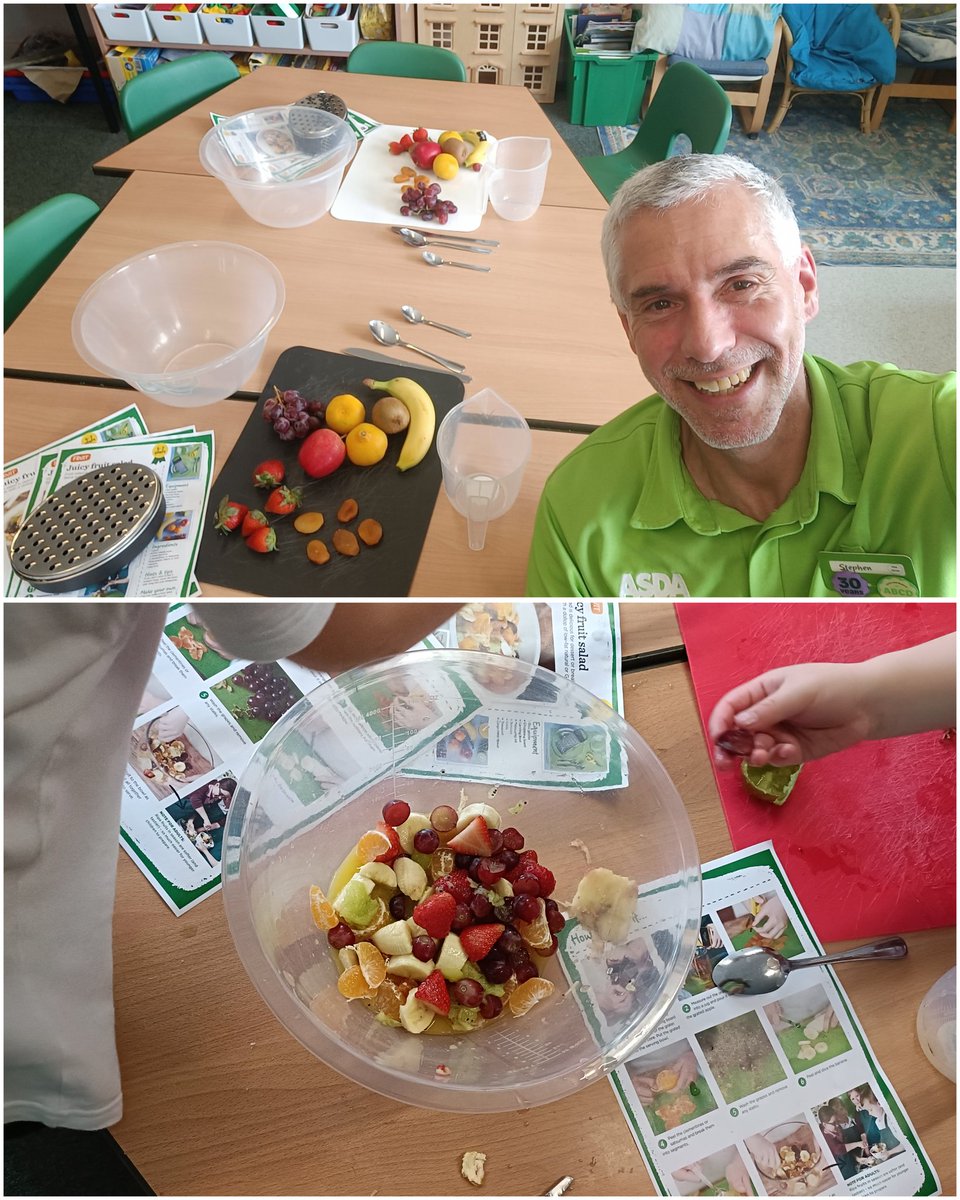AsdaBoston's tweet photo. Yesterday we visited Hawthorn Tree Primary School with all the ingredients and equipment to help the two Year 1 classes make delicious fruit salad. https://t.co/ODgOlJm9Il