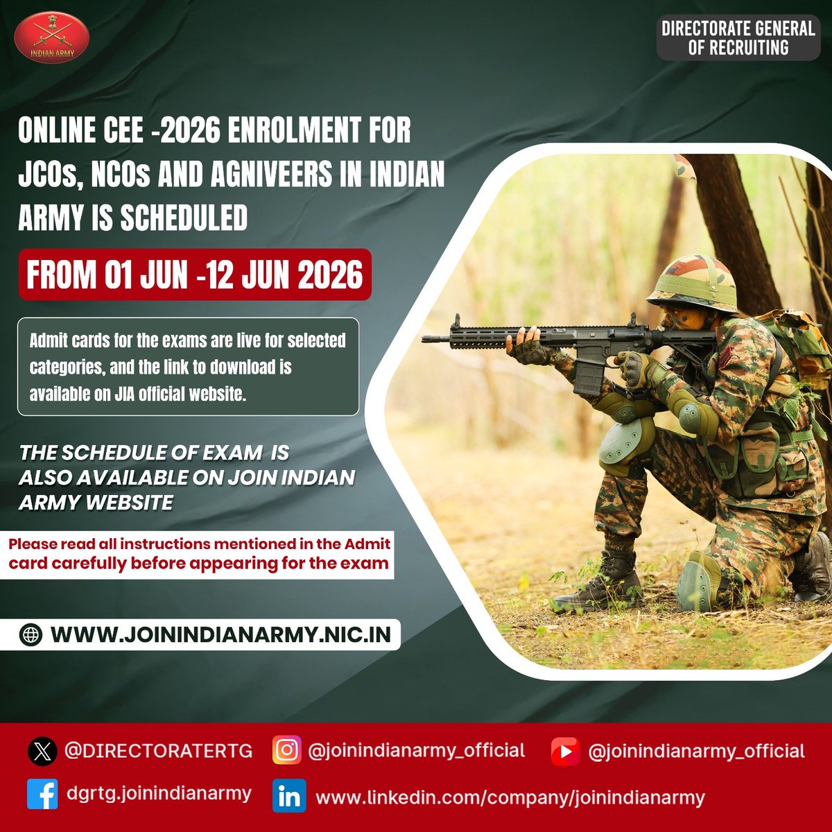 Directorate General of Recruiting - Indian Army tweet media