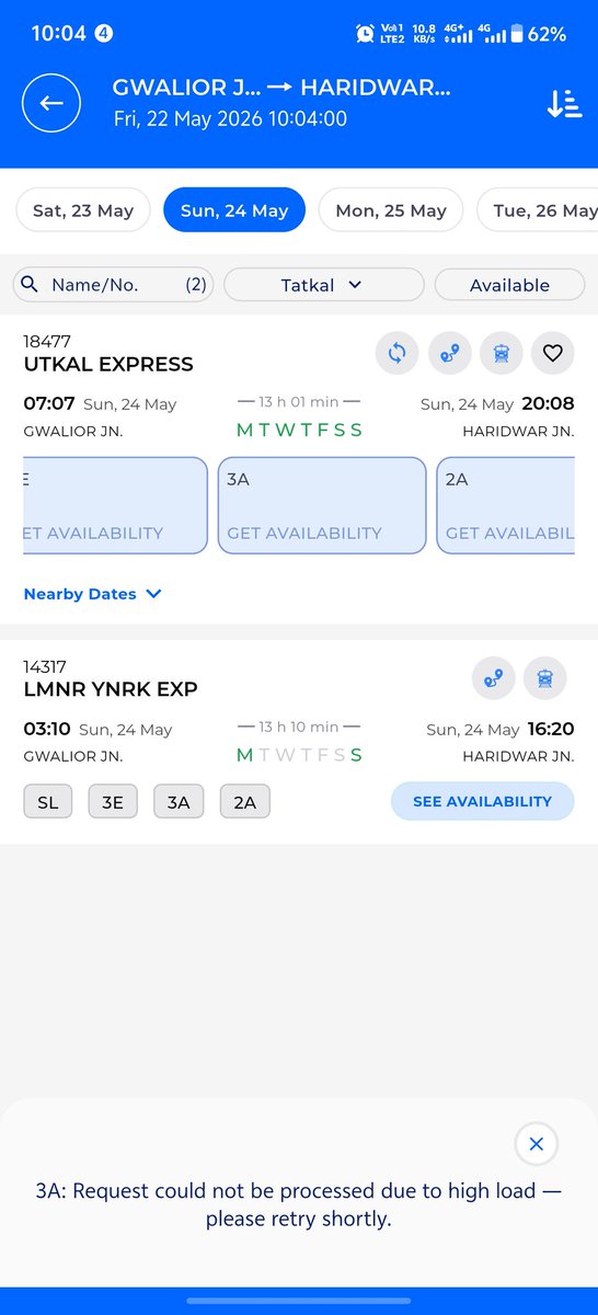indianmk22's tweet photo. @IRCTCofficial @khuchrep Mere sath bhi yahi hua pahle tatkal ticket book karte samay. Phir ticket book nahi kar paya.
Money deducted but status went to failed mode .
Irctc fraud @CJP_2029
@amofficialCRIS https://t.co/R6fpgGejVf