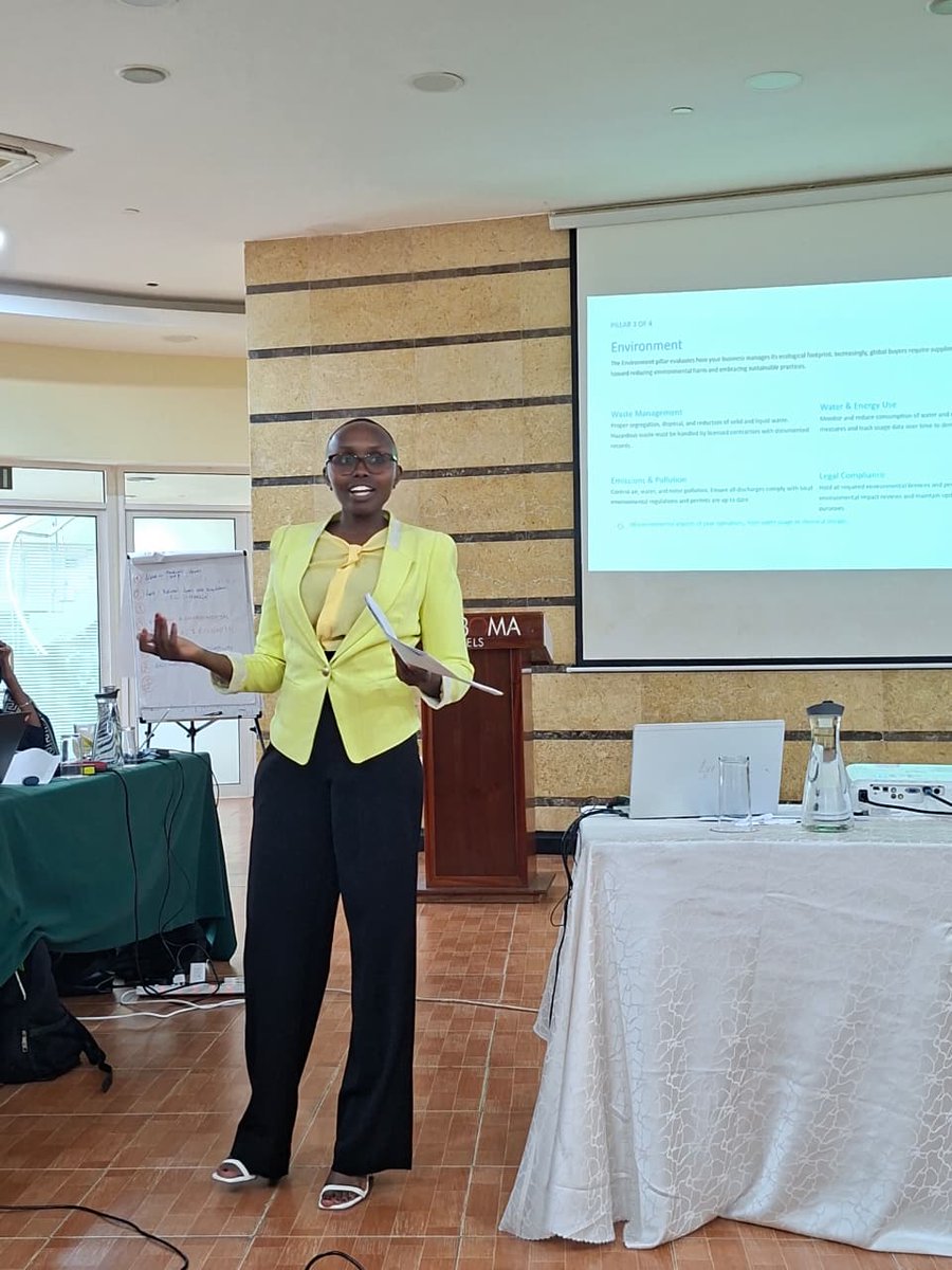 ControlunionKE's tweet photo. CU Kenya participated in an SME workshop at The Boma Hotel, Nairobi focused on SMETA &amp; SEDEX.
Mary Kangara &amp; Sylvia Cheptoo delivered insights on social audits &amp; compliance.
Great engagement with CBI, MACNUT &amp; SMEs on ethical trade &amp; responsible sourcing.
#controlunionkenya https://t.co/zvmAgrBIdu