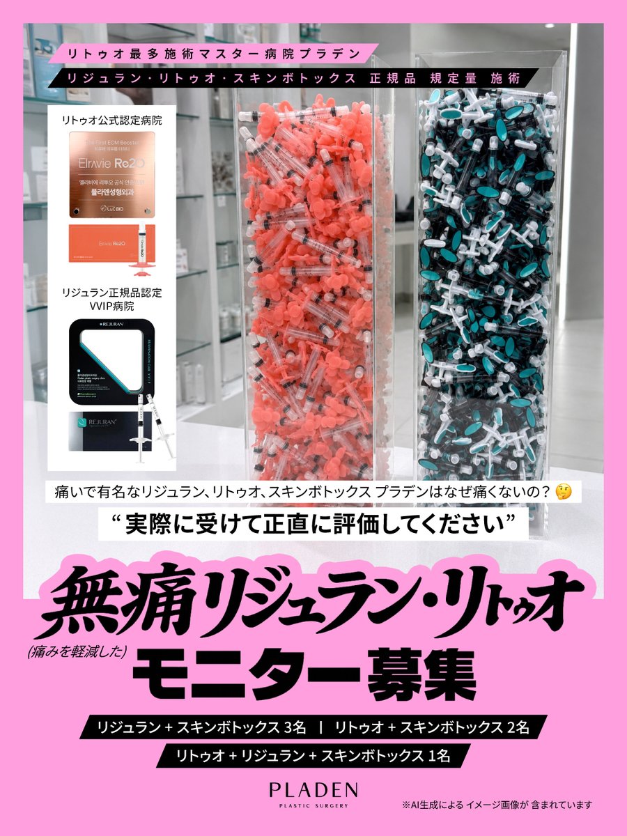 【公式】プラデン美容整形外科 tweet media