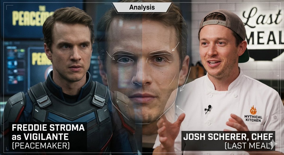 MaxSpiegel's tweet photo. Freddie Stroma = Josh Scherer https://t.co/5YuOheZav7