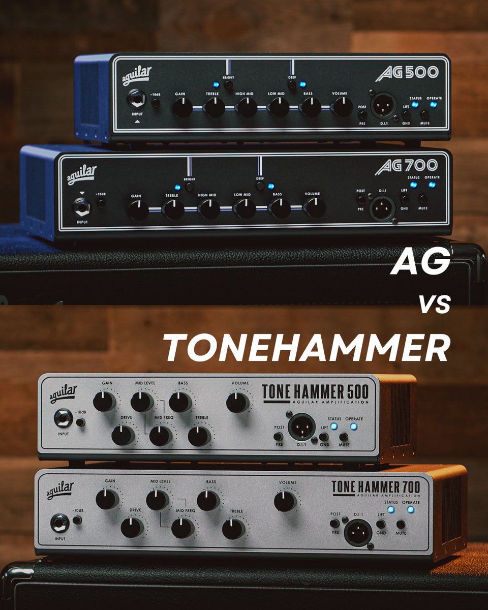V2に進化したAguilarヘッドアンプ、 あなたはどっち派？ 💎AG 500/700