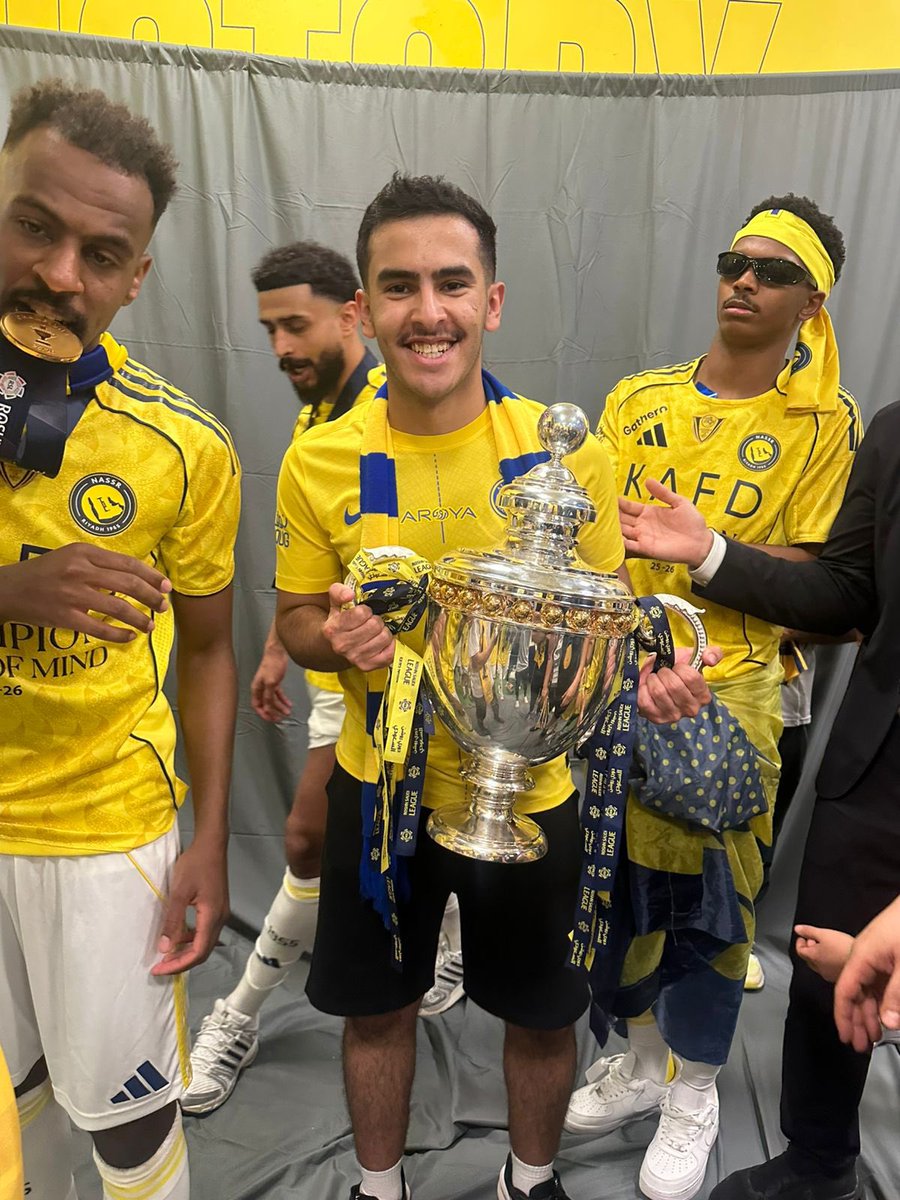 Abo3ziz009's tweet photo. ليلة للتاريخ دوري 2026 نصراوي 💛💛💛💛💛 https://t.co/mJCMvJYjvX