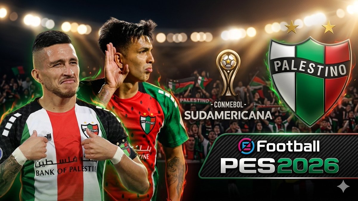 thevoid2210's tweet photo. Simule la Copa Sudamericana con Palestino en Efootball 2026 y esto ocurrió...

https://t.co/zpBBSTao42 https://t.co/LL3bw13fj3