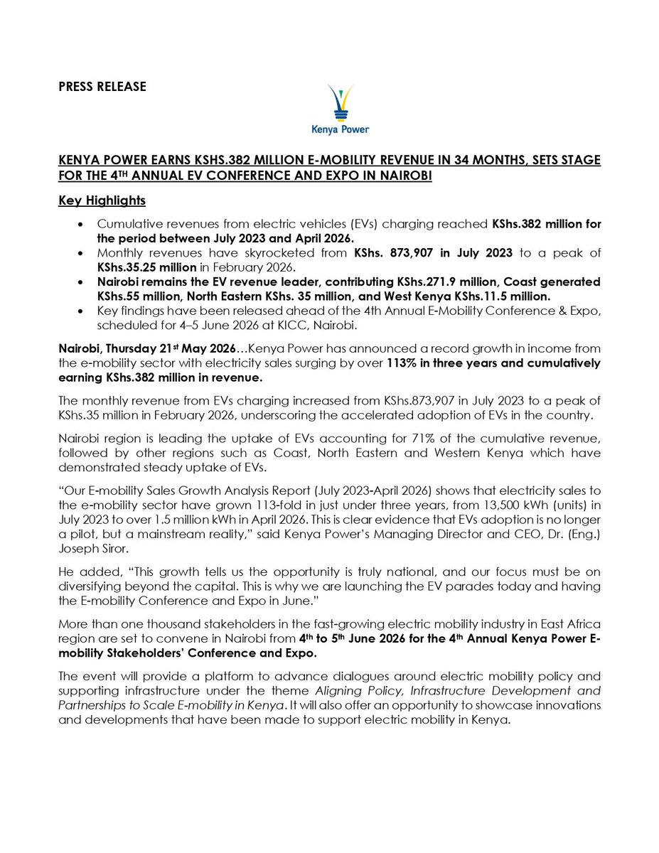 The Kenya Power & Lighting Company Plc. tweet media