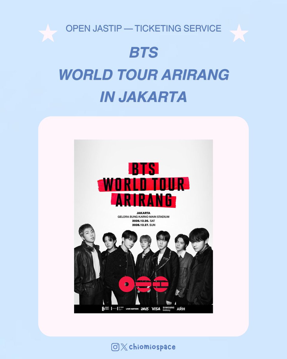 chiomio space ★ jaswar jastip ticketing service tweet media