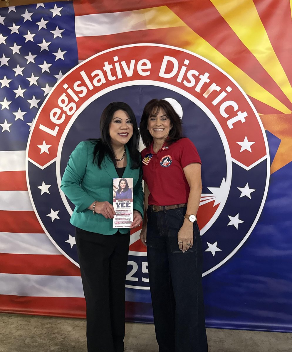 KimberlyYeeAZ's tweet photo. Thank you to the LD25 Republican Club for the warm welcome to share about my campaign for State Superintendent! ✅Pro-School Choice ✅Pro-Academic Achievement ✅30-Year Education Leader https://t.co/VaTFHUdu5b https://t.co/WGc3Q5ljkI