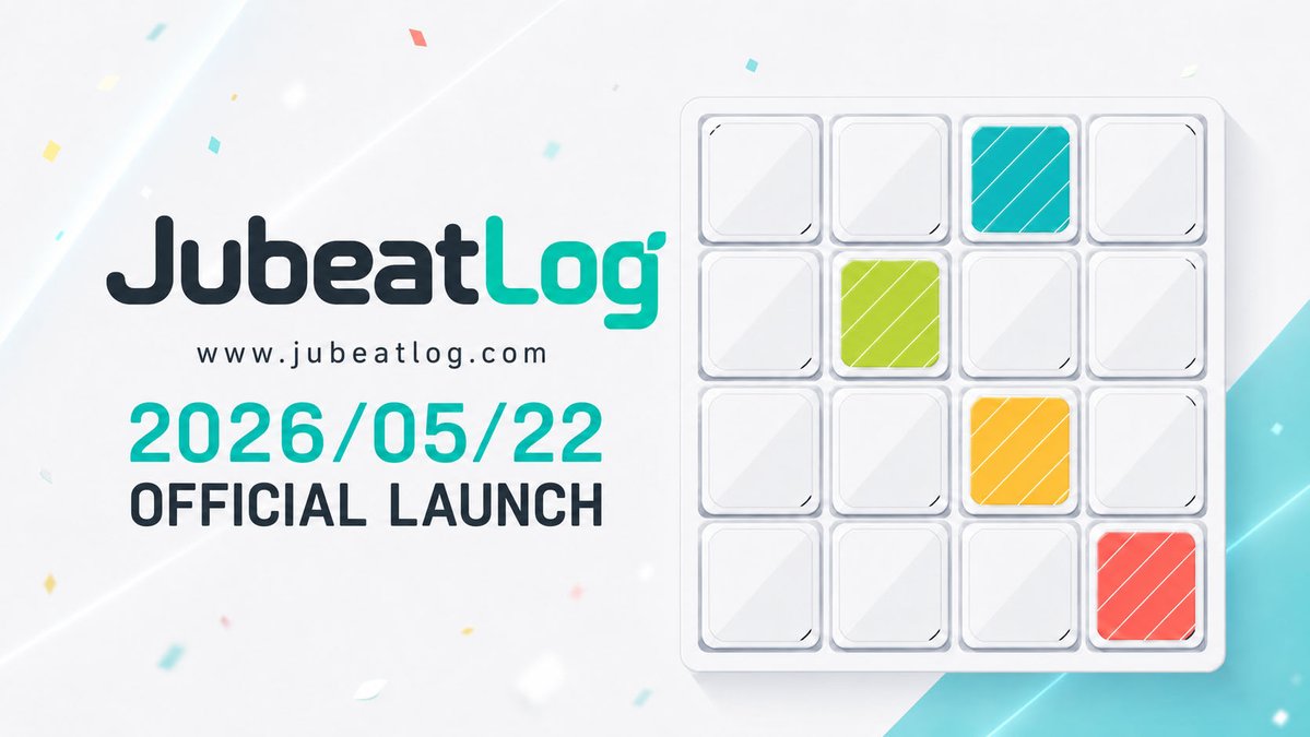 JubeatLog v1.0 tweet media
