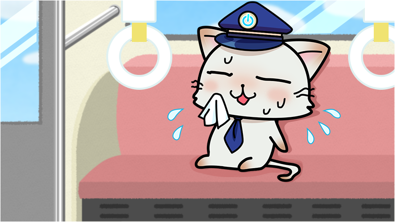 ekinyash's tweet photo. 【ニャッシュの避暑地探し旅①】
ニャニャ～…。まだ夏本番前ニャのに、とっても暑いのニャ～。
このまま夏になったら溶けちゃうのニャ…。
こうなったら、涼しい場所を探してお出かけするのニャ！
涼しくて快適な場所を見つけたら、奪取er協会支部の候補にするニャッ！
#駅奪取 #ニャッシュ https://t.co/e6SylZaP4H