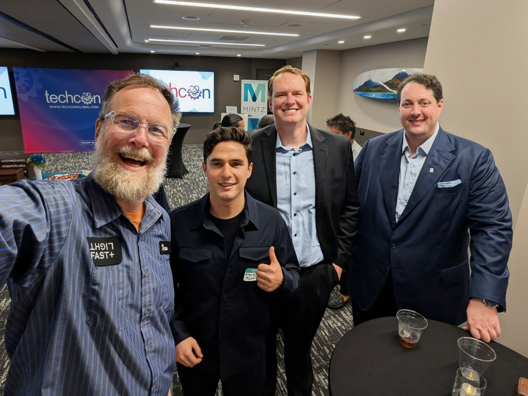 drewmabry's tweet photo. TechCon SoCal opening night. Founders, operators, venture folks, and me as the marketing one. Things are moving fast. Nobody has the playbook. The honest ones just admit it and keep moving. At the show two more days. Hit me up if you're around. https://t.co/pTxu8CYW1j