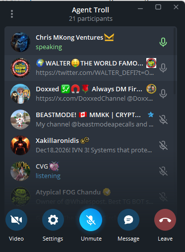 BEASTMODECRYPTO's tweet photo. @Memmerzz $trolled vc is so fun! https://t.co/tLqKLhLHXE