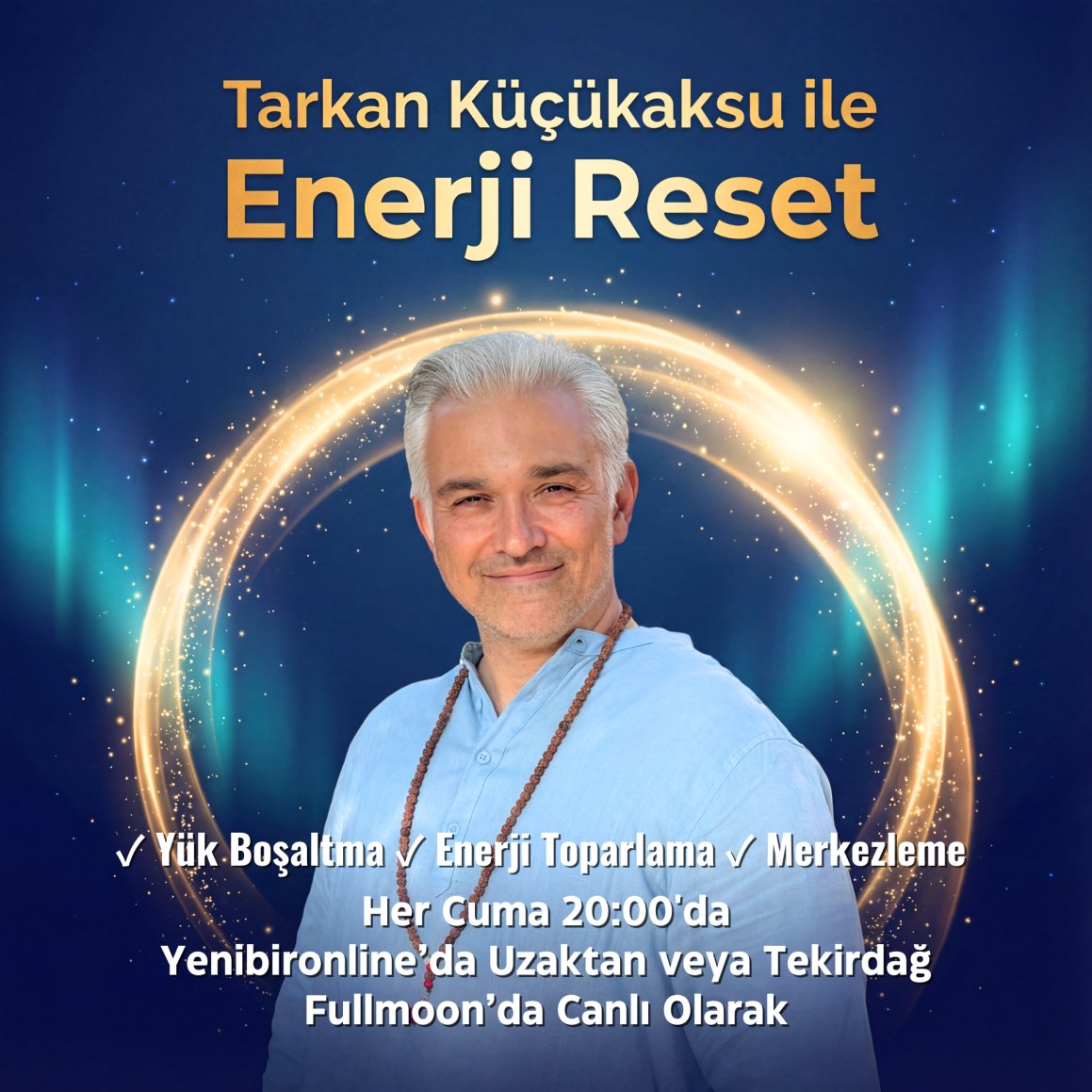 tkucukaksu's tweet photo. Haftanın yükünü hafta sonuna taşımayın. 🕊️
Enerji Reset ile konuşmayı bırakıp uygulamaya geçiyoruz. 🧘 Meditasyon + Enerji Aktarımı + Kutsal Dokunuş.
🗓 Her Cuma 20:00 📍 Tekirdağ Fullmoon &amp; Online 🔗 Kayıt: https://t.co/4pJRfovXt5
Dağılmış enerjinizi merkeze çağırma vakti. https://t.co/VaWP2MF4V5