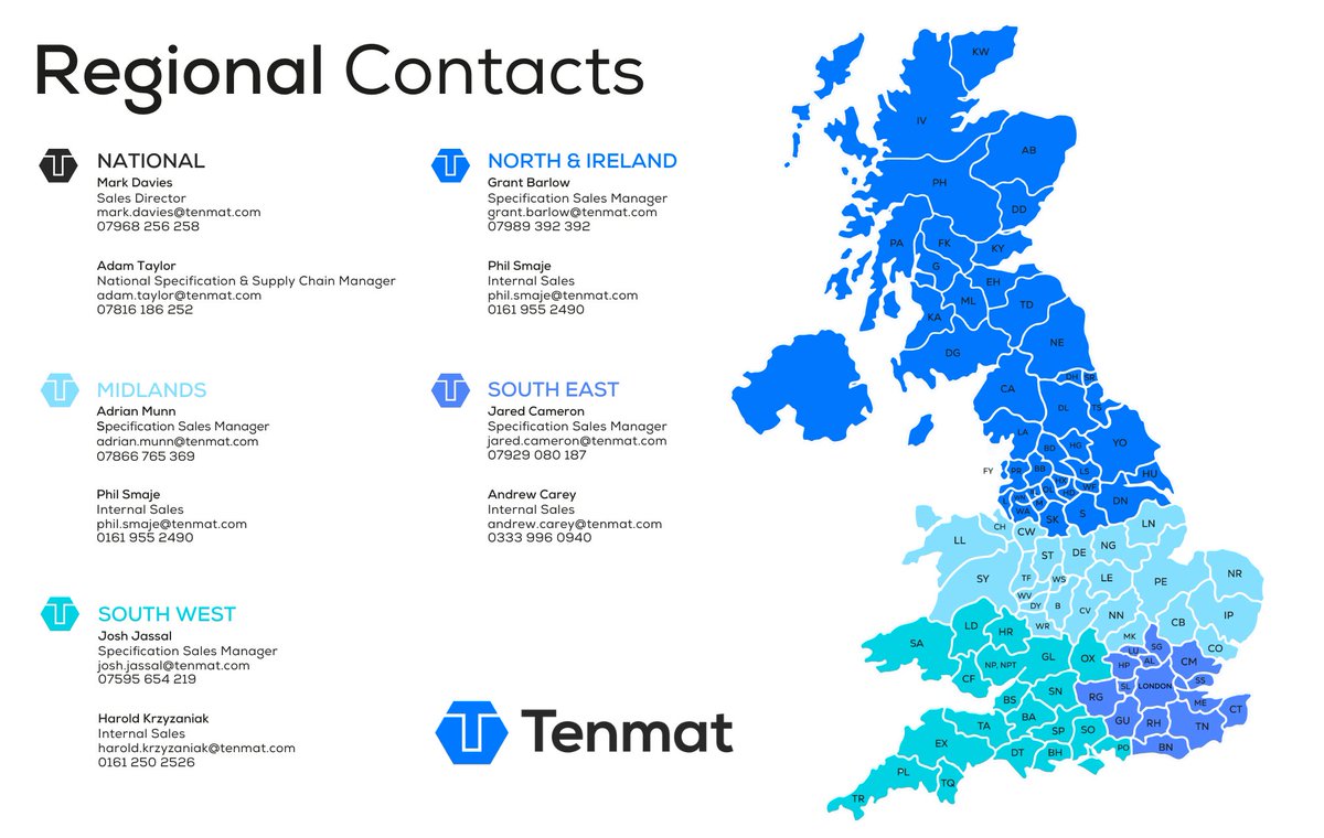 TENMATltd's tweet photo. UK-wide fire protection support, right where you need it. Dedicated regional specification specialists, fast answers, practical solutions, total confidence. #FireProtection #UKConstruction #Specification #BuildingSafety https://t.co/WIaxYTTZst