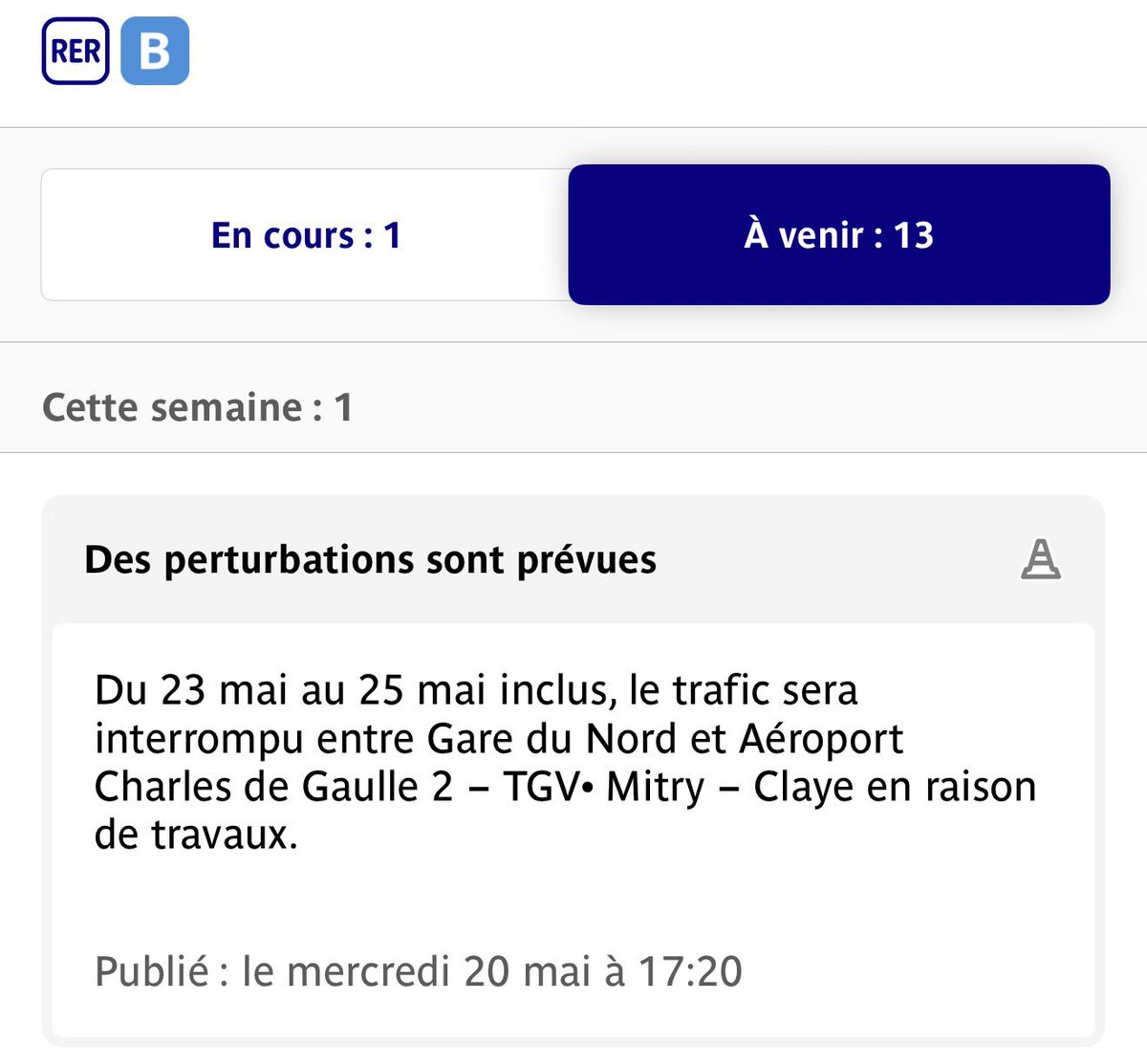 Plus de trains tweet media