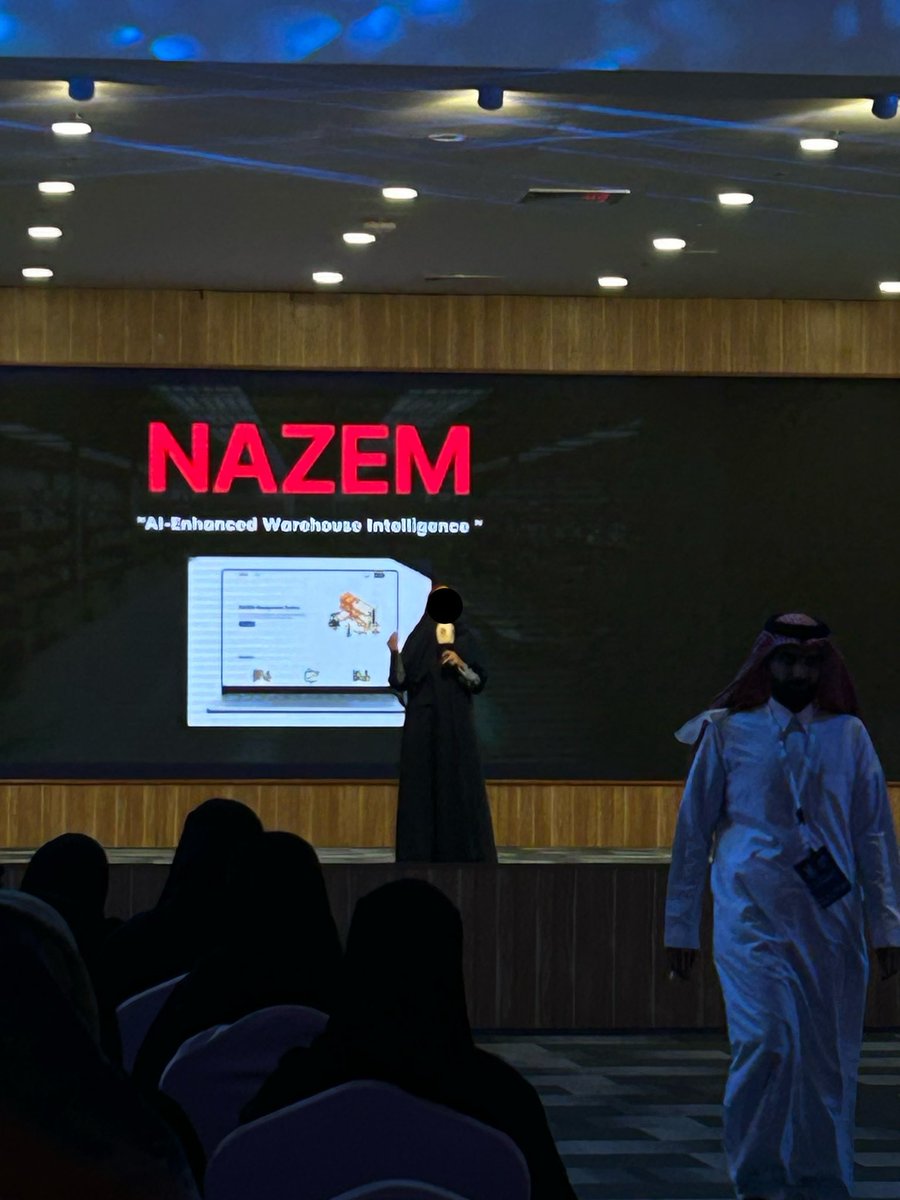 Kholodcs11's tweet photo. سعيدة جدًا بمشاركتي في يوم عرض المشاريع ومعسكر الابتكار وريادة الأعمال🌟  

عرضنا مشروع تخرجنا “نظم” وهو نظام ذكي لإدارة المستودعات يعتمد على تقنيات الذكاء الاصطناعي لتحسين متابعة المخزون، والتنبؤ بالطلب، وإدارة التنبيهات بشكل أكثر كفاءة. https://t.co/Di5677bseJ