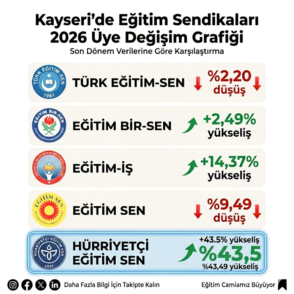 okul_is's tweet photo. Bu yıl Hürriyetçi Eğitim Sen Kayseri Şubesi olarak sadece sayısal bir büyüme yaşamadık…
İnancı, mücadeleyi ve dayanışmayı da büyüttük.
Bizlere güvenen, omuz veren, emeğiyle katkı sunan tüm üyelerimize gönülden teşekkür ediyoruz.
Her geçen gün daha güçlü, daha kararlı ve daha büyük bir aile oluyoruz.
Ve artık herkes biliyor:
Hürriyetçi Eğitim Sen Kayseri burada ve güçlenerek yoluna devam ediyor.