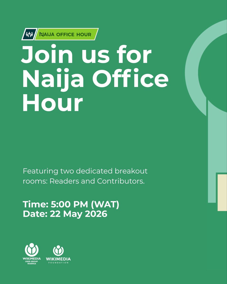 Wikimedia User Group Nigeria tweet media