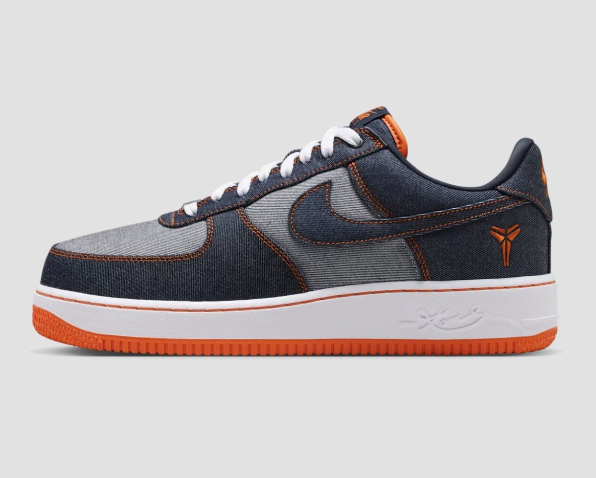 SOLELINKS's tweet photo. Ad: Kobe x Nike Air Force 1 Protro ‘Denim’ dropped early on ATR => https://t.co/pl7PINR3KB https://t.co/mxtM4D7OU6