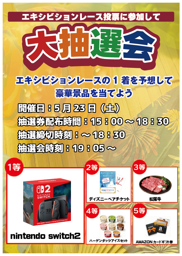 明日5月23日(土)は #名古屋けいりんまつり2026】 15:00～名古屋競輪場