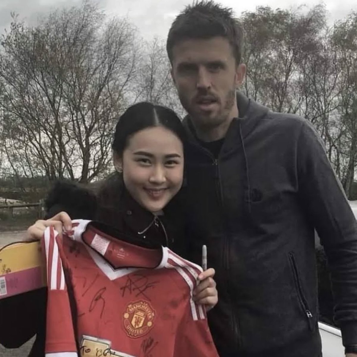 byeunlove's tweet photo. It's Carrick you know, it's hard to believe it's not Scholes😂🙏🏻♥️ ดีใจมากเลย เหมาะสมครับพี่ปลัด โอ้วววว คาร์ริค ยูโนวววววว #MUFC #MichaelCarrick https://t.co/Azgm3ttJ98