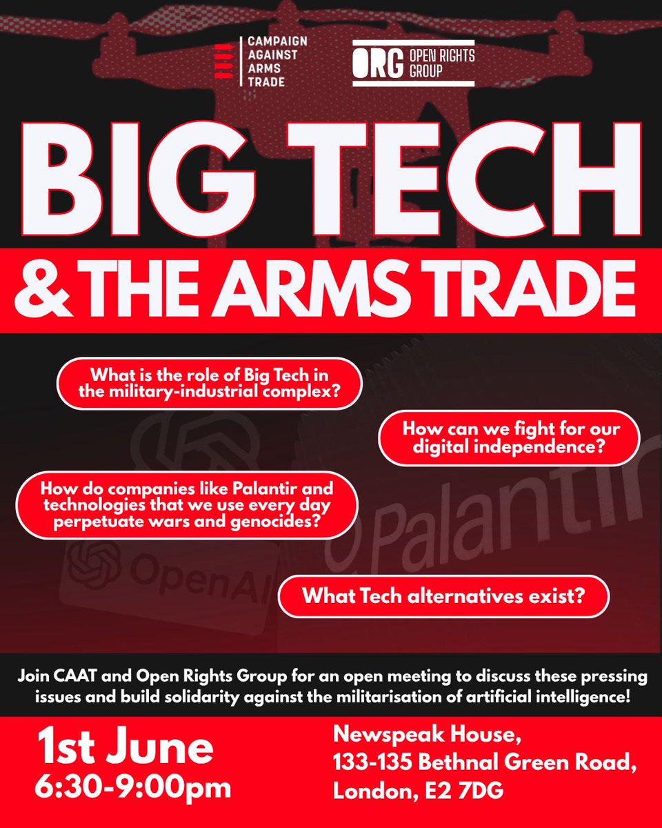 Campaign Against Arms Trade tweet media