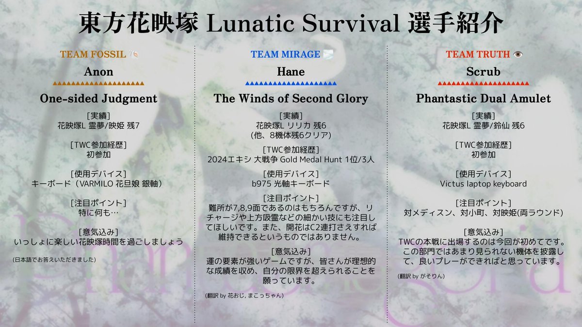 Touhou World Cup 日本支部 tweet media