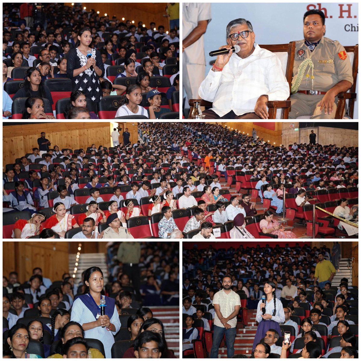 Gulab_kataria's tweet photo. आज चंडीगढ़ में ‘Baal Sabha – Mann Ka Samvad 2.0’ में बच्चों से आत्मीय संवाद का अवसर मिला। इस अवसर पर “पाठशाला रथ” पहल एवं “बाल शक्ति – अधिकार से आत्म��िश्वास तक” पुस्तिका का शुभारंभ/विमोचन किया। हर बच्चे को शिक्षा, सुरक्षा व सम्मान मिले, यही संकल्प। https://t.co/tmNHRpcUYA
