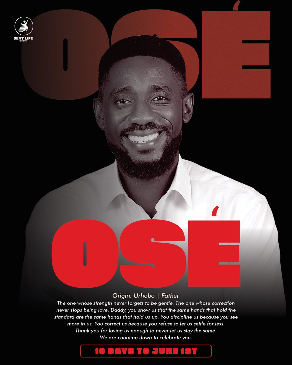 Sentlifechurch's tweet photo. It takes a rare kind of leader to hold you accountable while making you feel entirely safe. But that is exactly who you are, Daddy. You show us that the very same hands that hold a high standard for us are the hands that hold us up when we stumble.

Osé Migwo https://t.co/ZJYTDOkwVy
