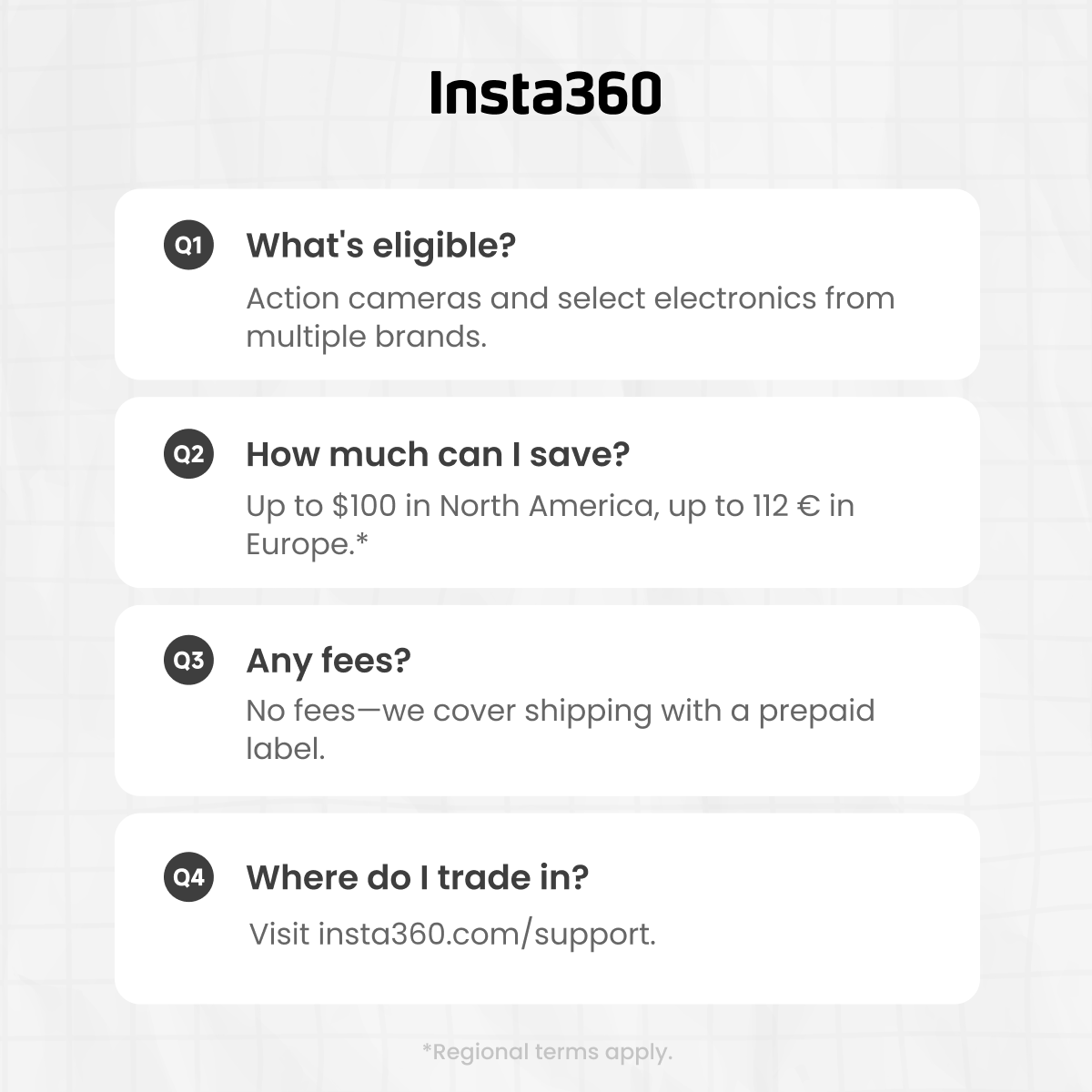 Insta360service's tweet photo. The good stuff always happens at 4% battery. 💀
Murphy's Law of action cams.

Shoot till you're done, not till your cam is. Eligible devices from multiple brands accepted, with savings up to $100 or €112 in selected regions.

Learn more: https://t.co/c2sKZElPke

#Insta360 #TradeIn #ActionCamera #UpgradeYourGear