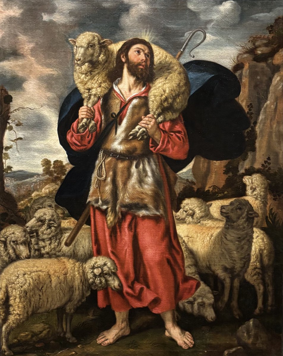 quevedoking's tweet photo. Lo mismo digo:

Buen Pastor, Cristóbal García Salmerón, ca. 1640 / Jesús tentado por el demonio, José Antolínez, 1675 https://t.co/KAxcS1A0qN