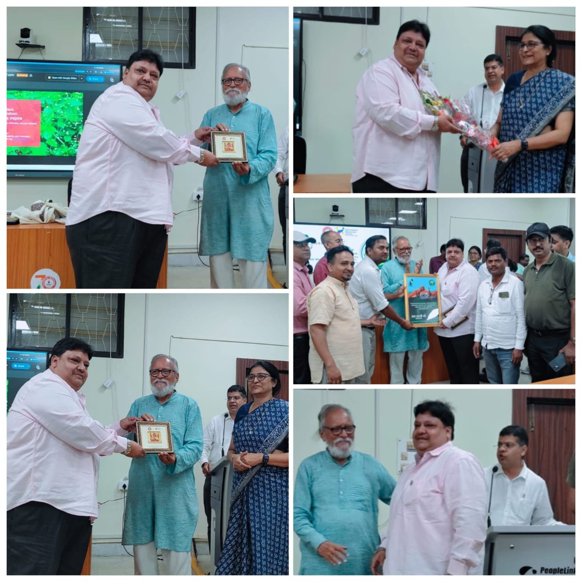 Panikikheti's tweet photo. FOUNDER of @Panikikheti honoured by Padmashri ANIL GUPTA @anilgb former prof. of @IIMAhmedabad and founder of @HoneybeeFounda1 https://t.co/7Xt9pX63ky