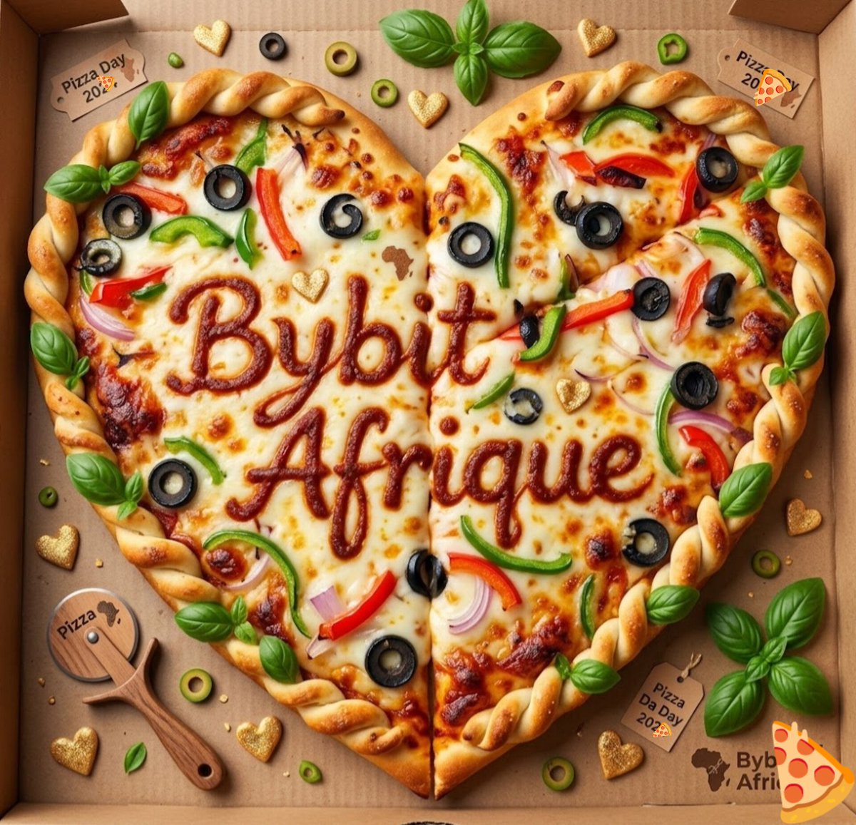 Idellphonse's tweet photo. Bonne dégustation à nous !
Joyeuse fête 🥳🥳🥳
#BybitAfriquePizza https://t.co/d2teilJqXr