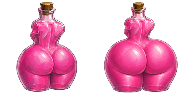 Fipetopia's tweet photo. What could these potions be used for? Judging by the shape of the bottles, you can probably guess. https://t.co/nJ6YFNr4Ec